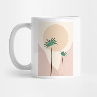 Tall Palms in the Desert Mug